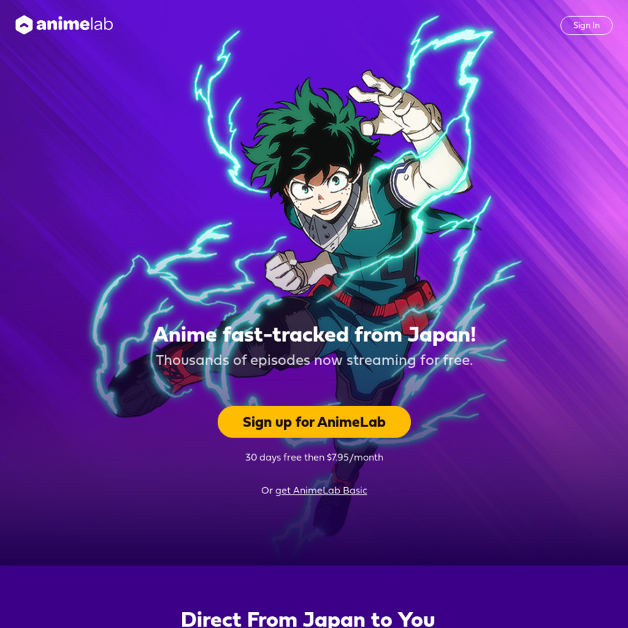 Free Anime Fast-Tracked from Japan + Anime Lab