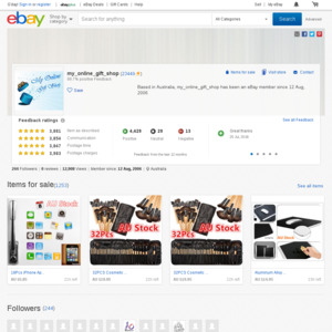 eBay Australia my_online_gift_shop