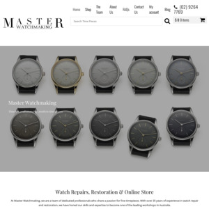 Master Watchmaking