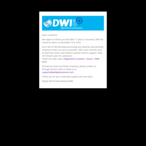 DWI Digital Cameras (Digital World International)