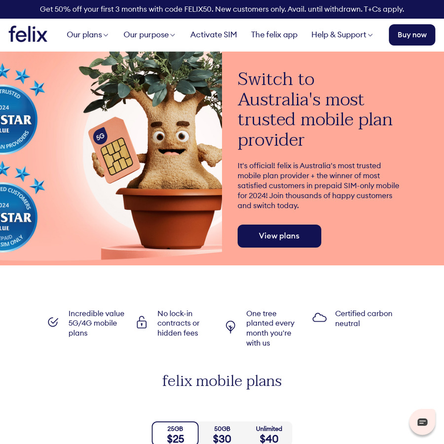 Felix Mobile as Home OzBargain Forums