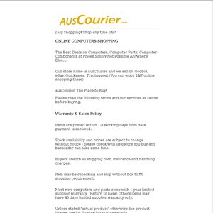 auscourier.com