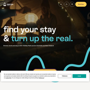 tasmanholidayparks.com