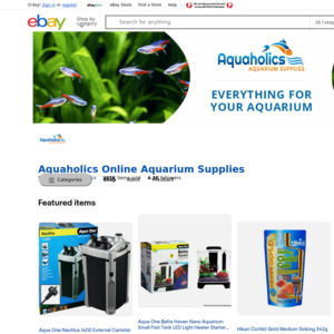 eBay Australia aquaholics_aquarium_supplies