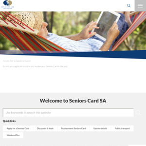 Seniors Card South Australia