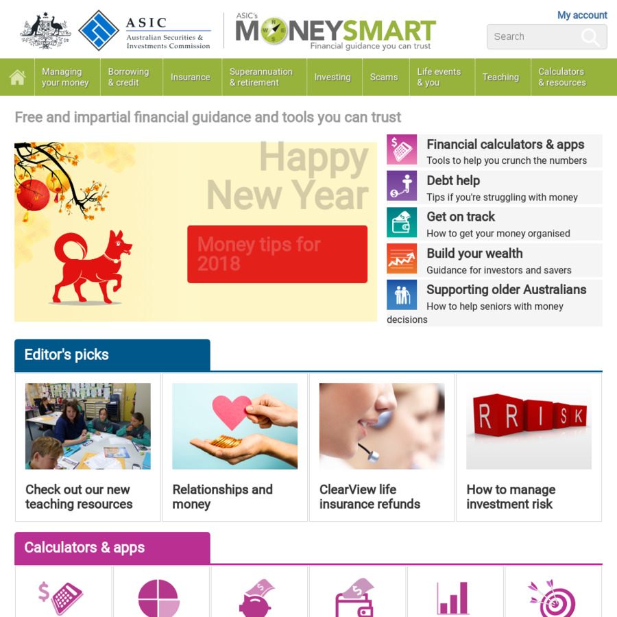 asic website