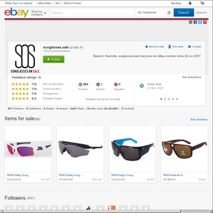 eBay Australia sunglasses.sale
