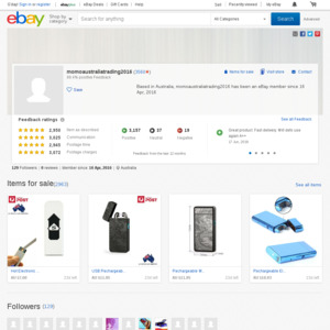 eBay Australia momoaustraliatrading2016