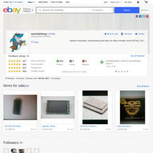 eBay Australia vauchairbeng