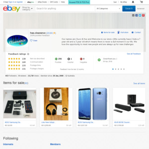 eBay Australia has.clearance