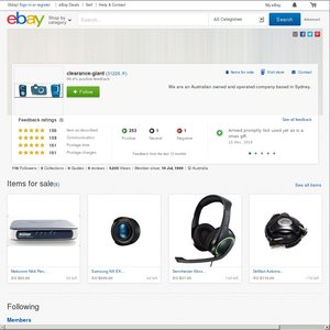 eBay Australia clearance-giant