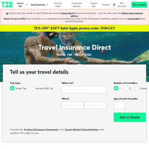 travel insurance direct ozbargain