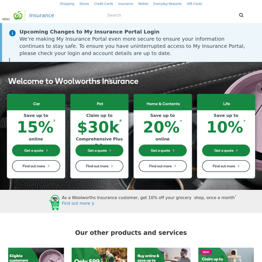 Woolworths Home Insurance Discount Code