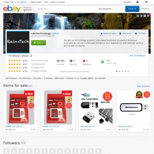 eBay Australia raintechnology