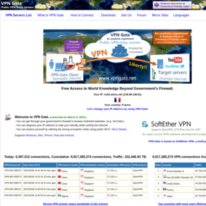 vpn gate academic experiment project plugin for softether vpn client