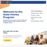 Solar Victoria: Solar Homes Program