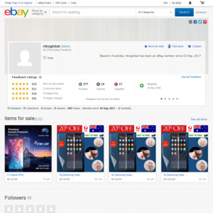 eBay Australia nikoglobal