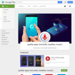 quality apps (recorder, weather, music)