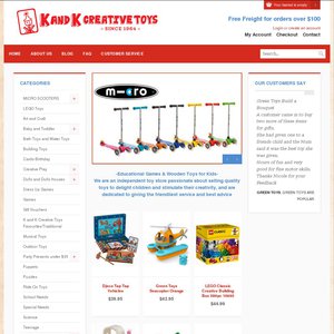 K and store k creative toys