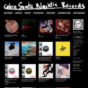 Cobra Snake Necktie Records