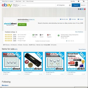 eBay Australia electrodirectbuy