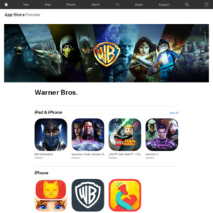 Warner Bros. Apps on the App Store