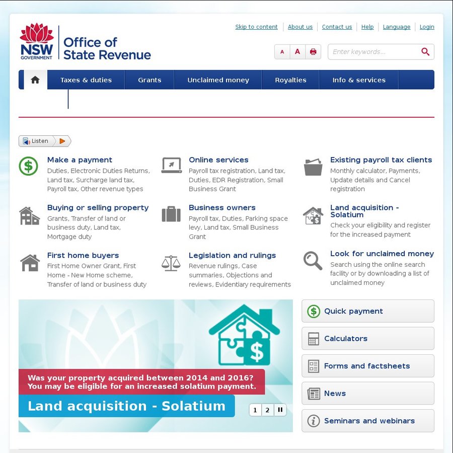 Land Tax Legal Notice Payment Overdue  Received after 5 Years (NSW