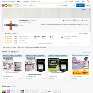 eBay Australia isupplements1
