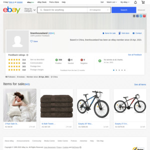 eBay Australia linenhouseland