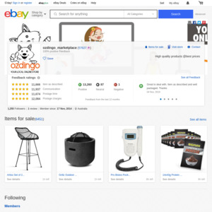 eBay Australia ozdingo_marketplace