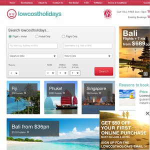 Low Cost Holidays