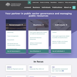 Department of Finance, Australian Government
