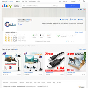eBay Australia utekpacific