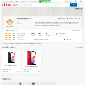 eBay Australia phonemonkeyau