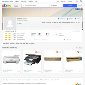 eBay Australia oz-toner