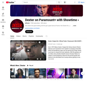 Dexter on Paramount+ with Showtime