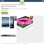 COTD iPad with Retina Display (iPad 4) 64GB + Cellular. $699