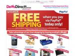 DealsDirect - Sitewide FREE SHIPPING when paying via PAYPAL