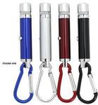 LED Laser Point Mini Flashlight with Carabiner $0.95 Delivered (Normally $3) - First 300 Orders