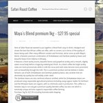 1kg Premium African Blend Coffee Fresh Roasted $27.95 Inc Shipping