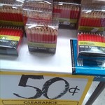 50 Half Size HB Pencils for 50 Cents at Office Works Oxley