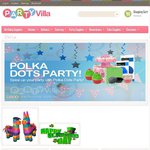 10% off on Any of Your Order for Your Next Party at Party Villa