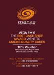 10% Off Voucher - Marks Quality Cakes