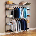 Adjustable / Expandable Wardrobe Organiser $165 on eBay Bedroom Storage - Chromed