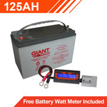 Giant Power 12 Volt 125AH AGM Deep Cycle Battery $239 (32%OFF)+ Free Watt Meter + Free Shipping @ Ozimall