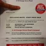 Employee Price Sale at Harvey Norman Liverpool NSW (Wednesday 12 Nov)