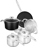 Scanpan Pro IQ & Clad 5 Cookware Set 5pce $199 + Delivery Peters of Kensington RRP: $1,059