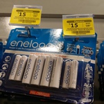 50% off Eneloop AA & AAA Pack $15 in Store @ Masters Gregory Hills NSW (Possibly Other Stores?)