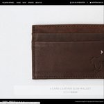 Leather Card Wallet $17 @ Palmera Apparel