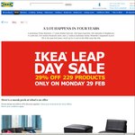 IKEA Leap Year Sale - 29% off 229 Products (in Store Only)